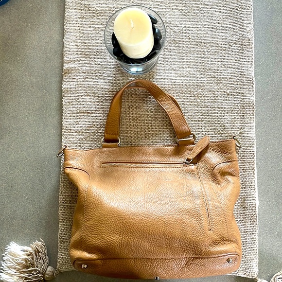 FURLA Made in Italy genuine leather pebbled mini tote beige - Picture 2 of 14